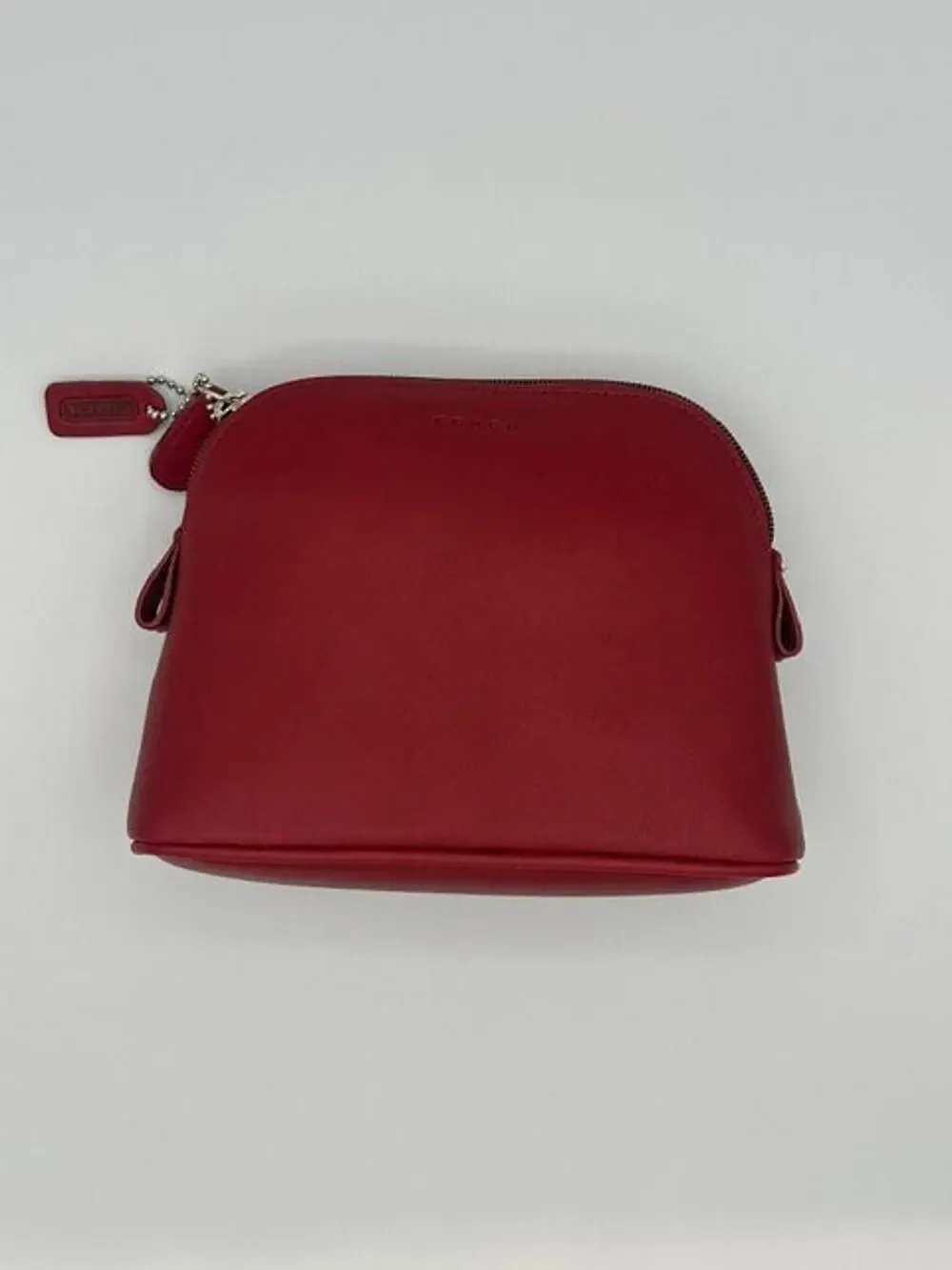 Coach Red Dome Cosmetic Case / Travel Pouch MINT